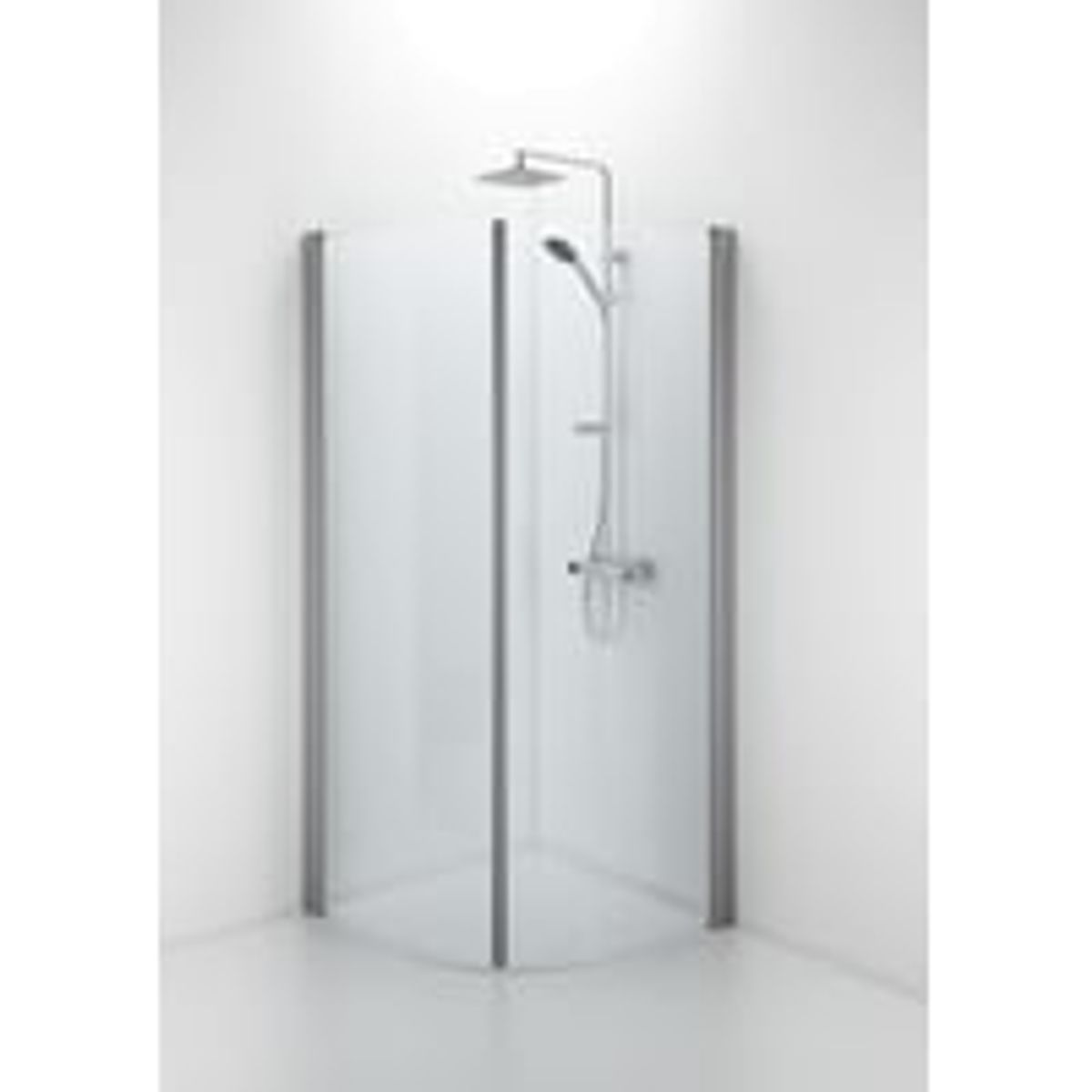 Contura Shower Space buet dr mat profil / klart glas SBNK 2000x800