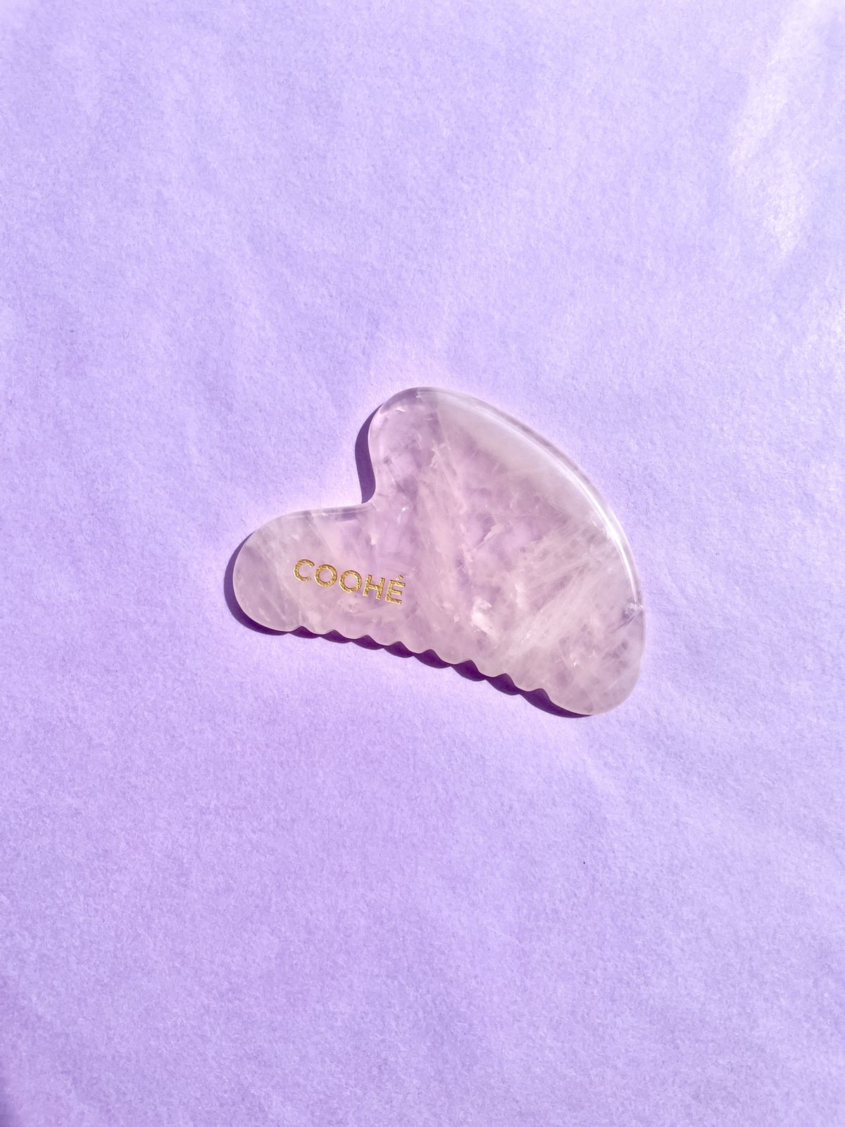 Coohé Gua Sha 100% Rose Quartz