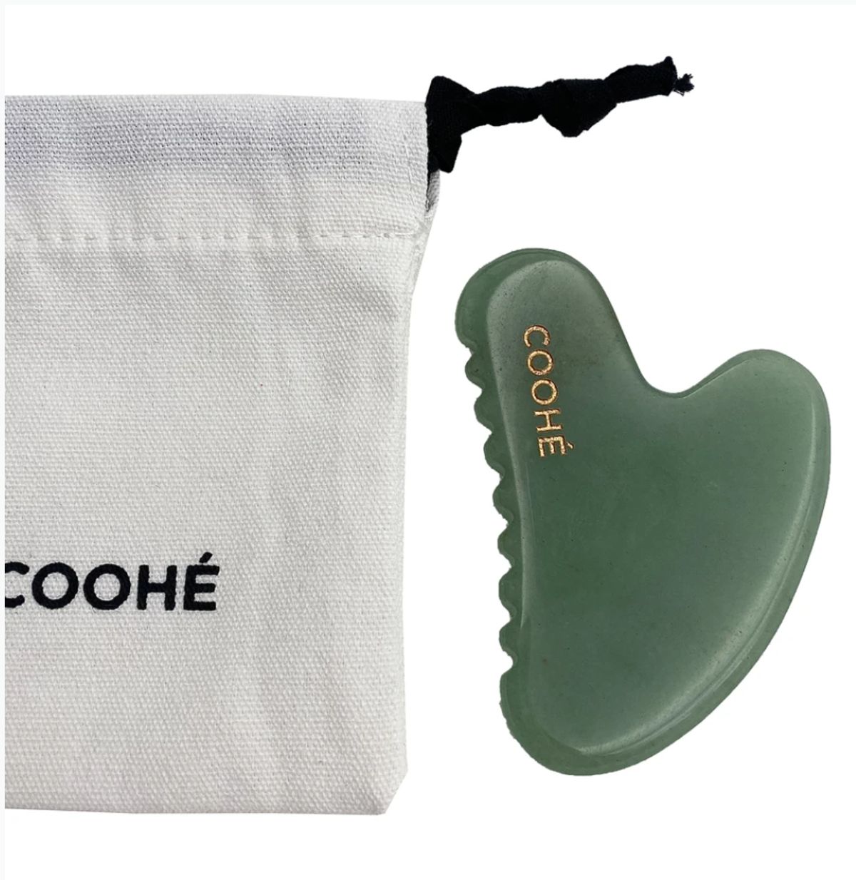 Coohé Gua Sha Jade Green