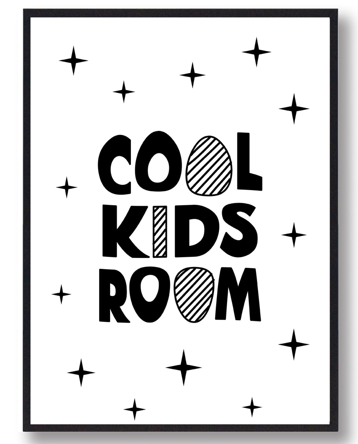 Cool kids room - plakat (Størrelse: S - 21x29,7cm (A4))