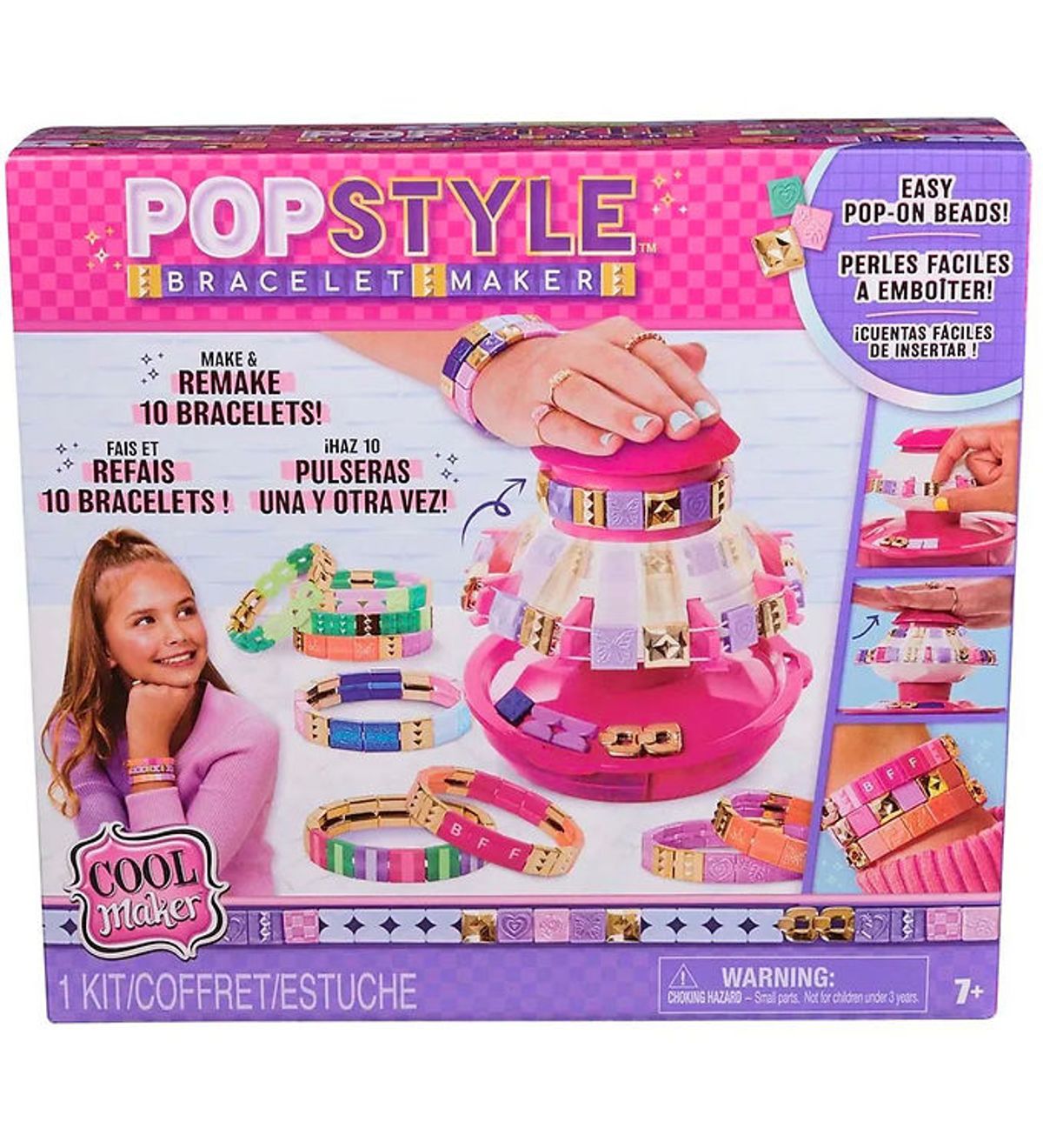 Cool Maker Smykkesæt - PopStyle Tile Bracelet Maker 2.0