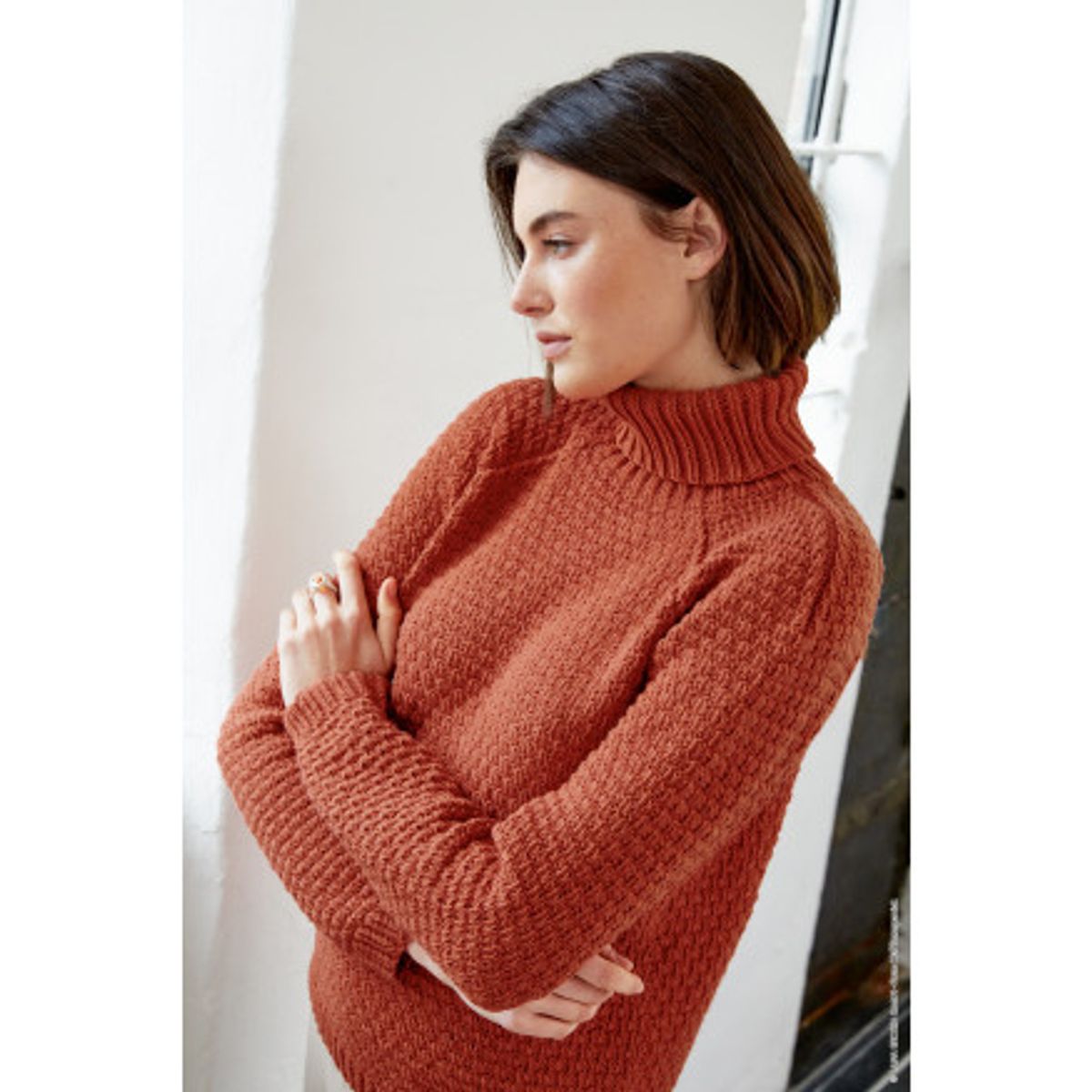 Cool Wool Damepullover af Lana Grossa - Damepullover med Raglan Strikk - Str. 36/38