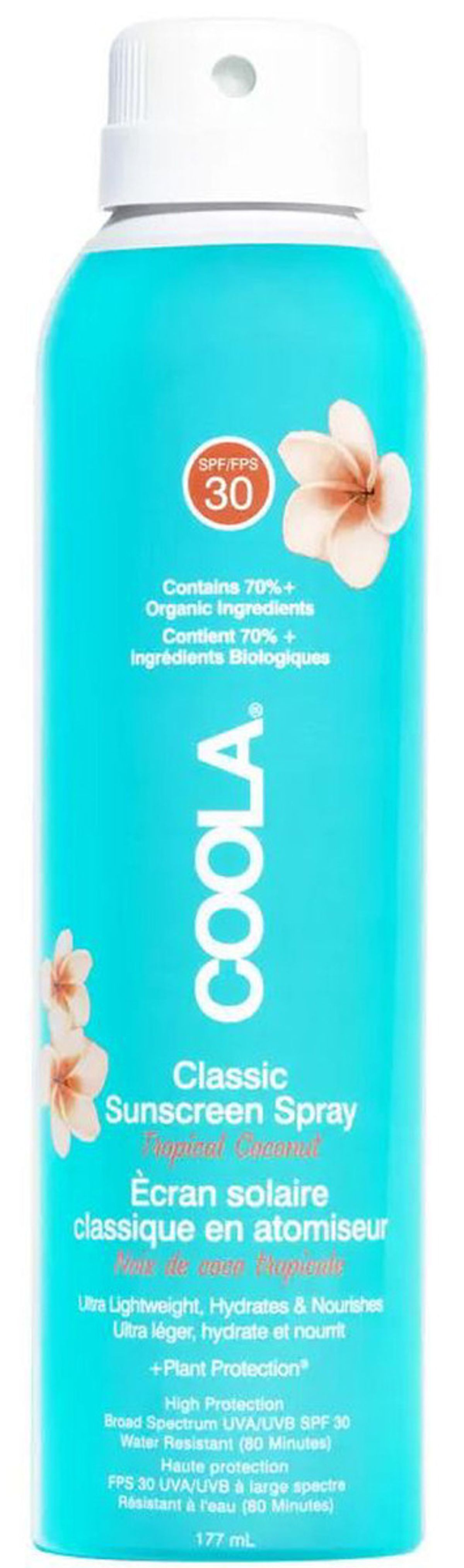 Coola classic sunscreen spray tropical coconut SPF30 177ml