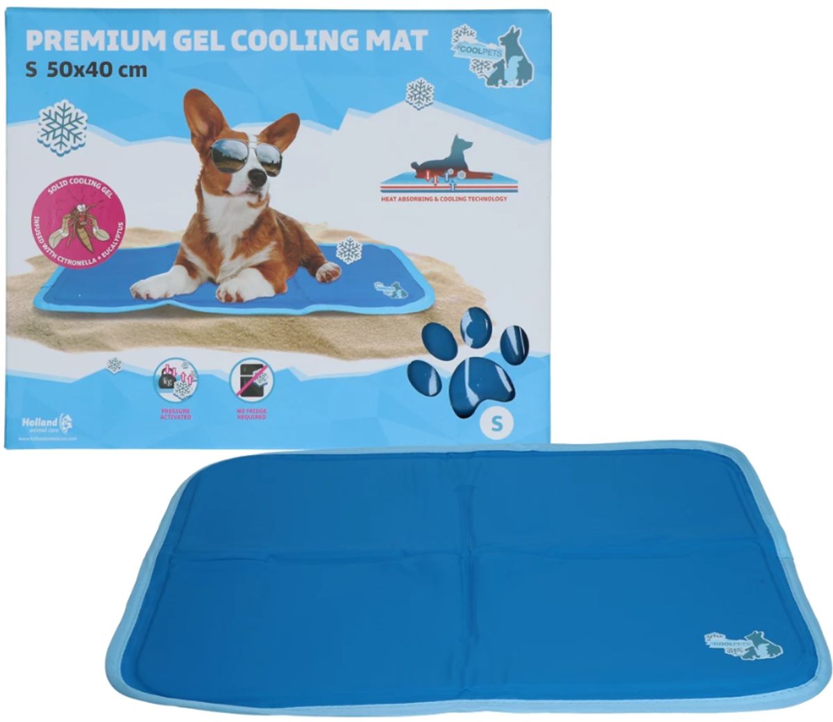 CoolPets Premium Solid Gel Coolmat. Kølemåtte.