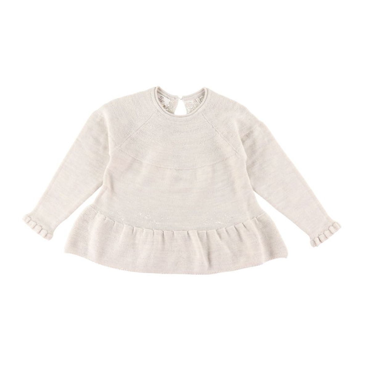 Copenhagen Colors Bluse - Uld - Pale Cream Melange