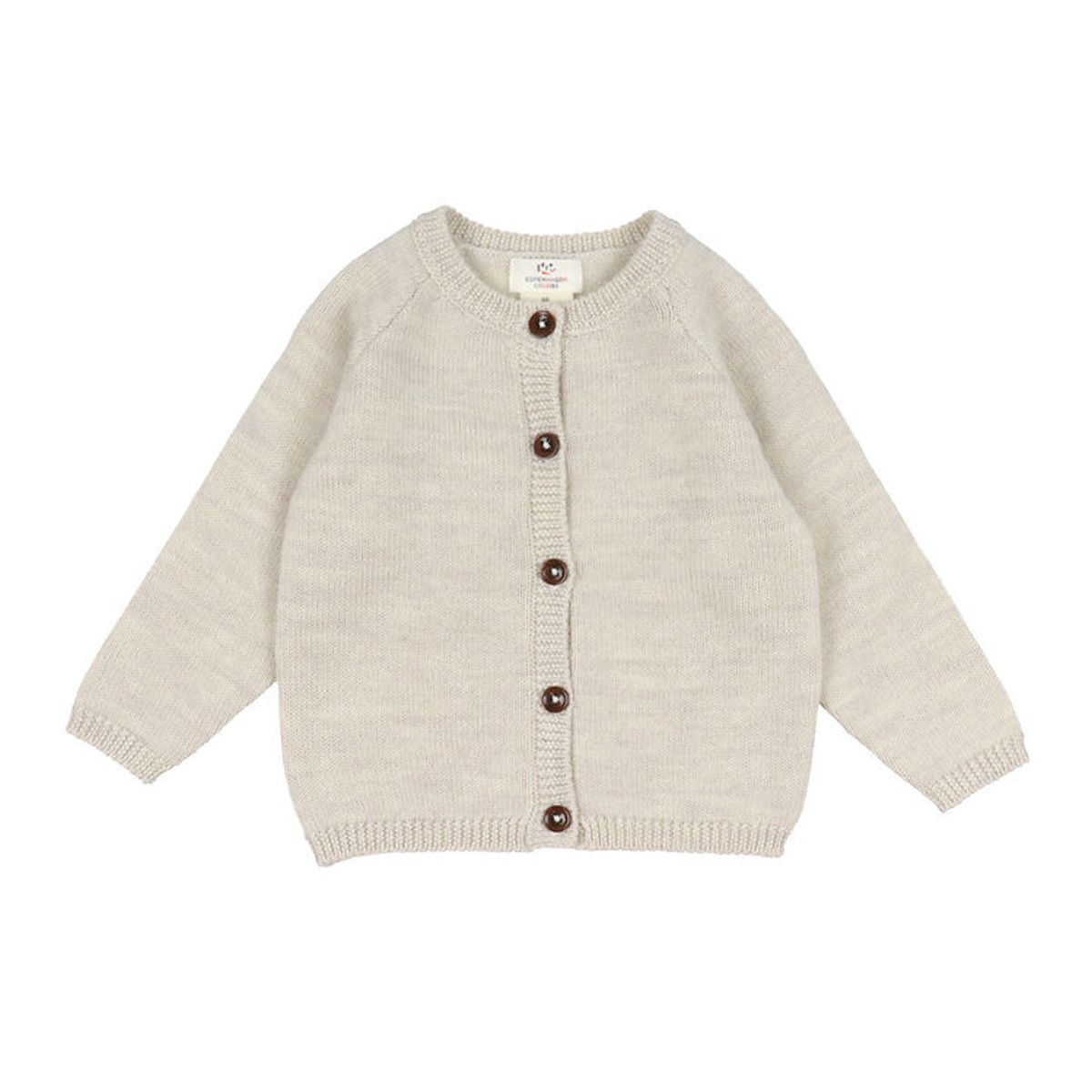 Copenhagen Colors Cardigan - Uld - Pale Cream Melange