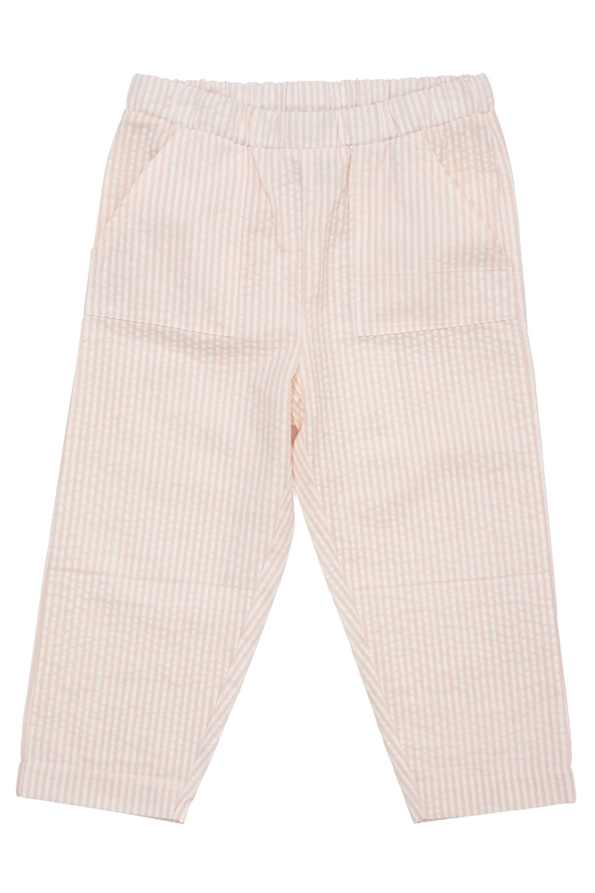 Copenhagen Colors Pants - Dusty Rose/Cream stripe - 80 cm