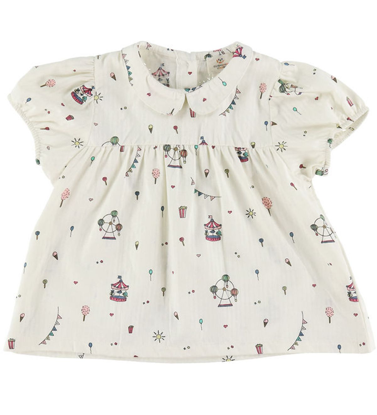 Copenhagen Colors Top - Cream Tivoli Print