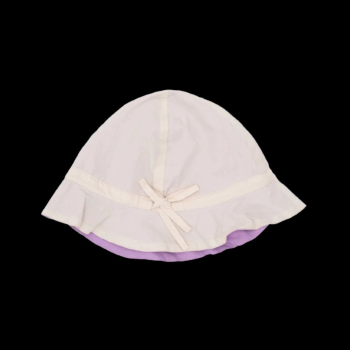 Copenhagen Colors - Økologisk Vendbar Sommer Hat - Soft Pink Lilac - 1-2 År