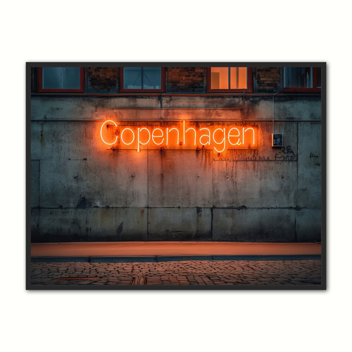 Copenhagen Plakat 1 - Byplakat 21 x 29,7 cm (A4)