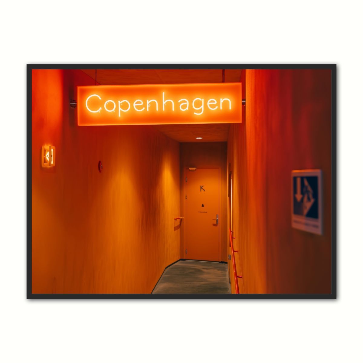 Copenhagen Plakat 2 - Byplakat 21 x 29,7 cm (A4)