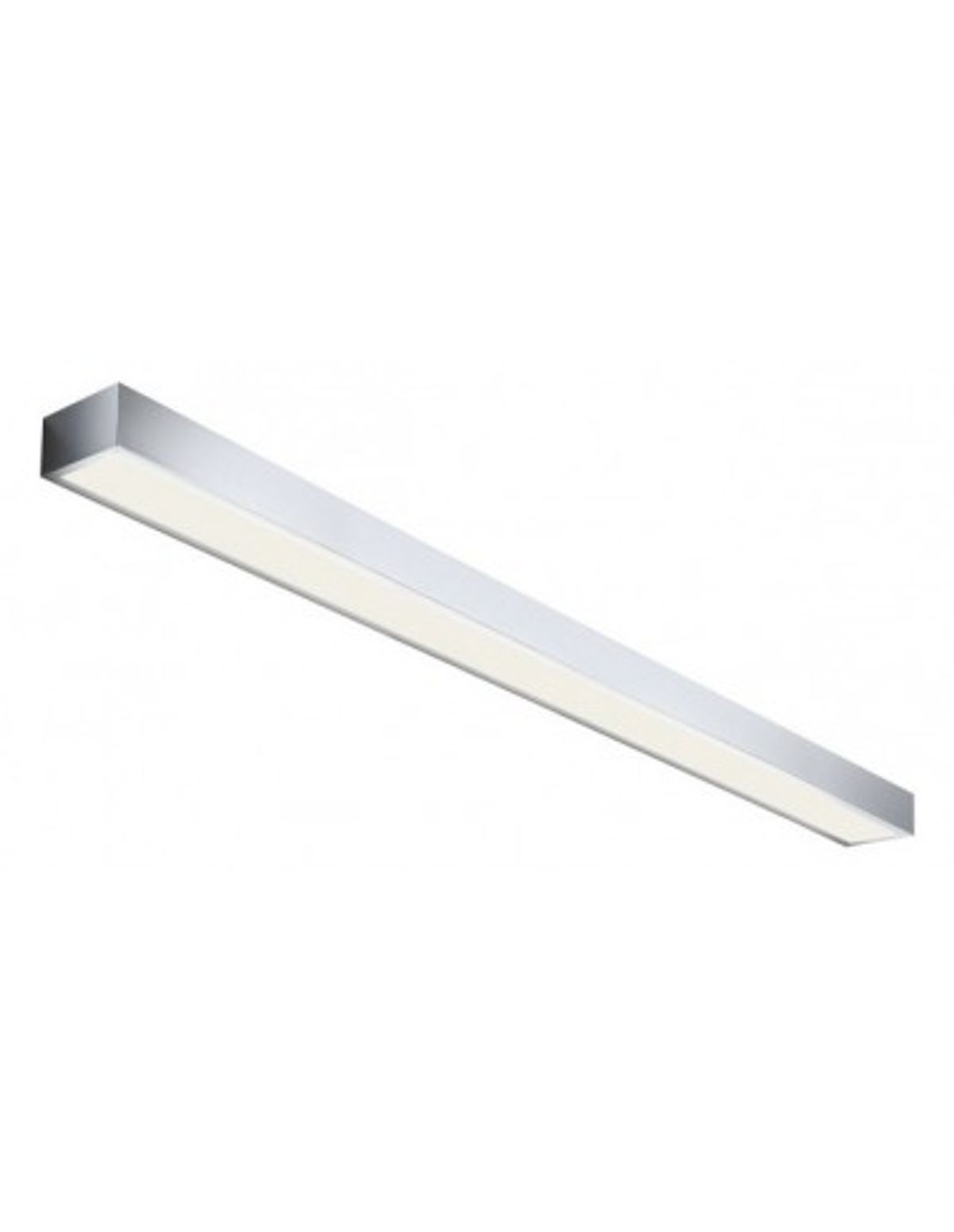 copy of HORIZON Up-Down Badeværelseslampe i metal og polycarbonat B120 cm 1 x 30W SMD LED - Krom/Hvid