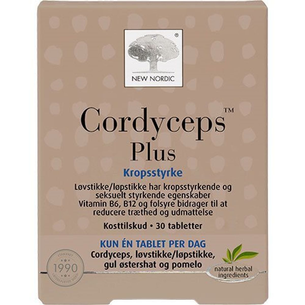 Cordyceps Plus - 30 tabletter