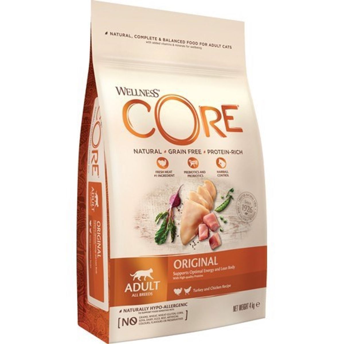 Core Adult Turkey/Chicken Cat, 4 kg