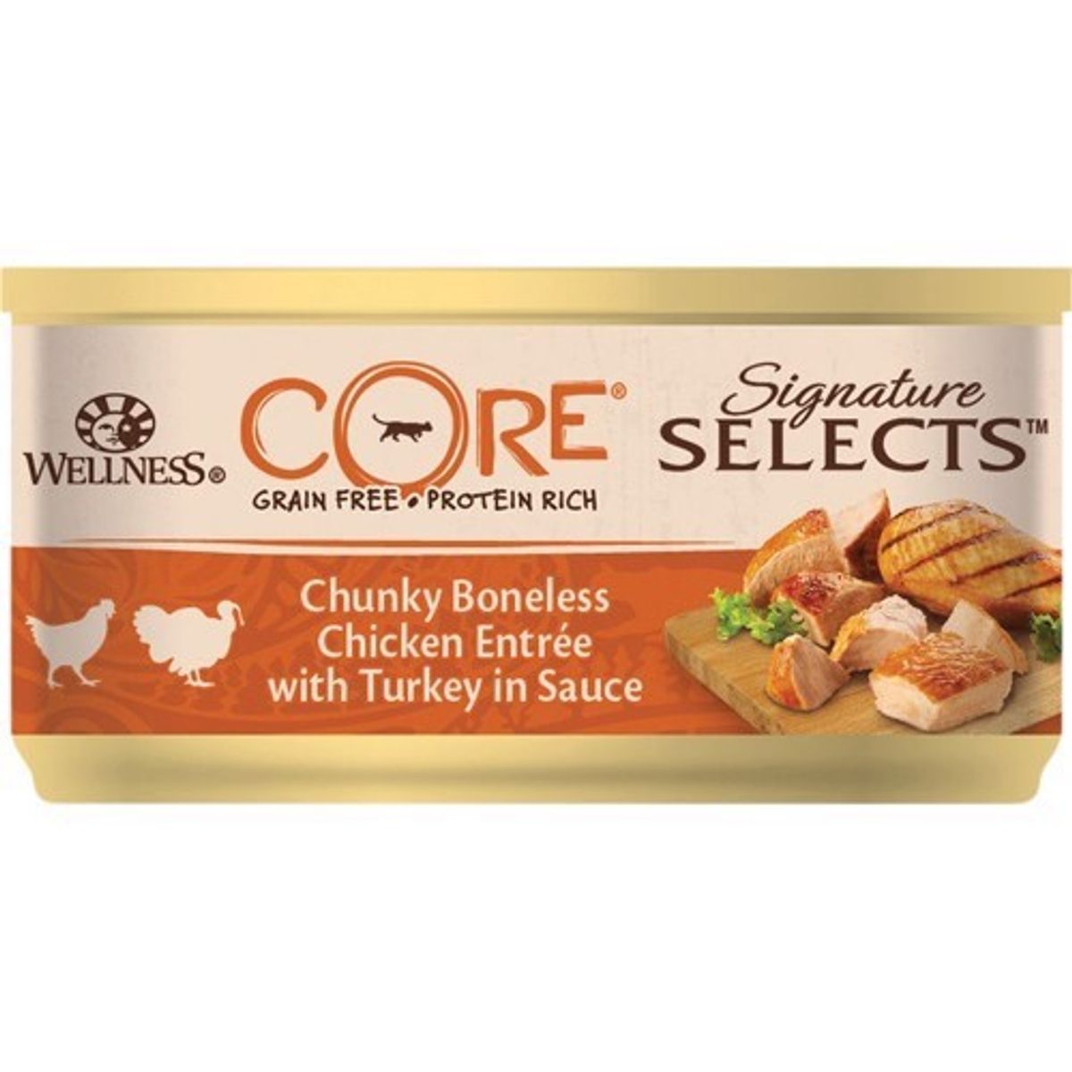 Core Chunky Boneless Chicken/Turkey Entree dåsemad, 24 x 79g