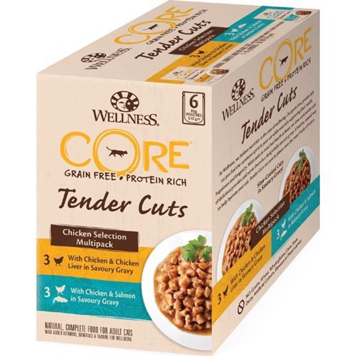 Core Tender Cuts Chicken Multipack, 4 x 6 poser