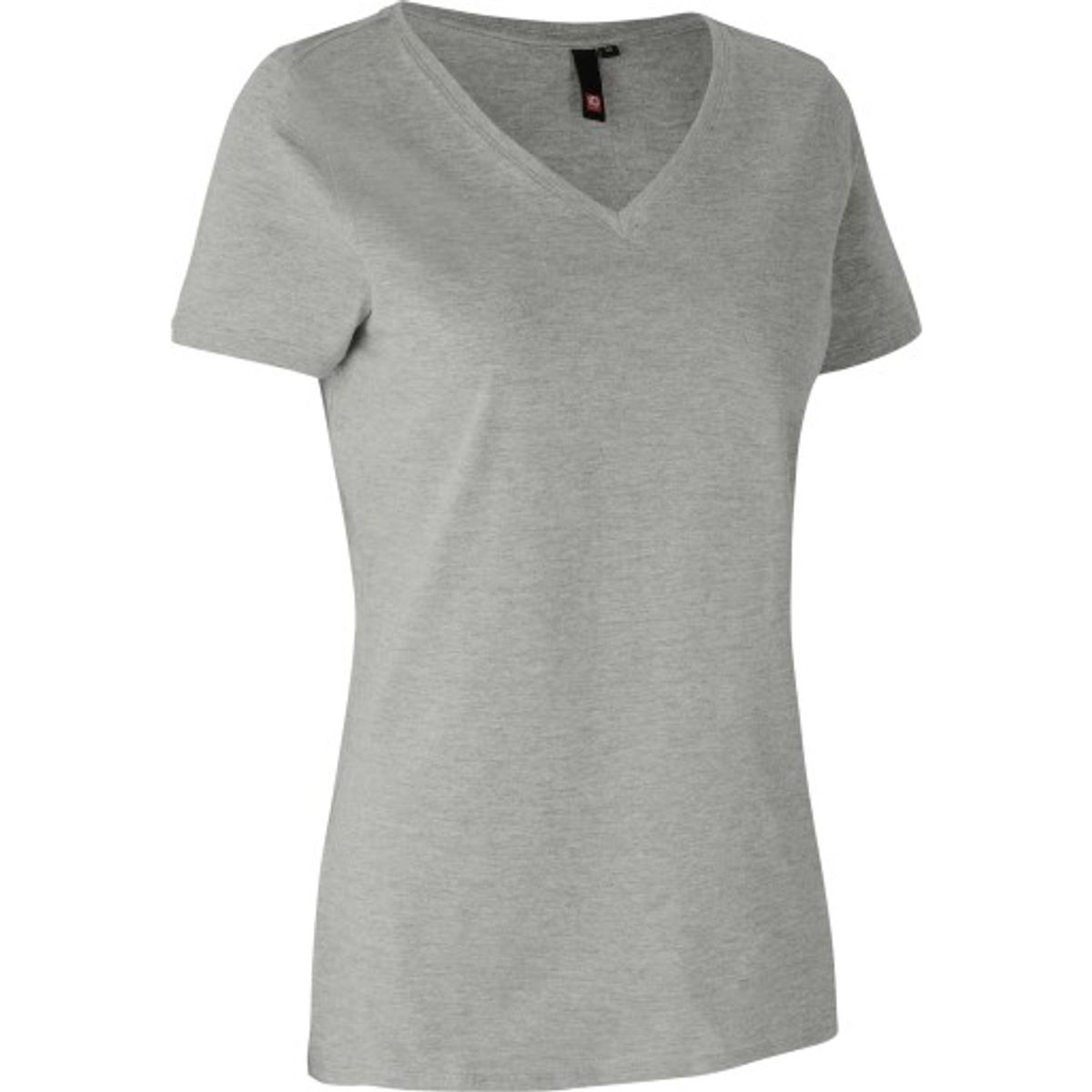 CORE V-NECK TEE DAME GRÅ MELAN