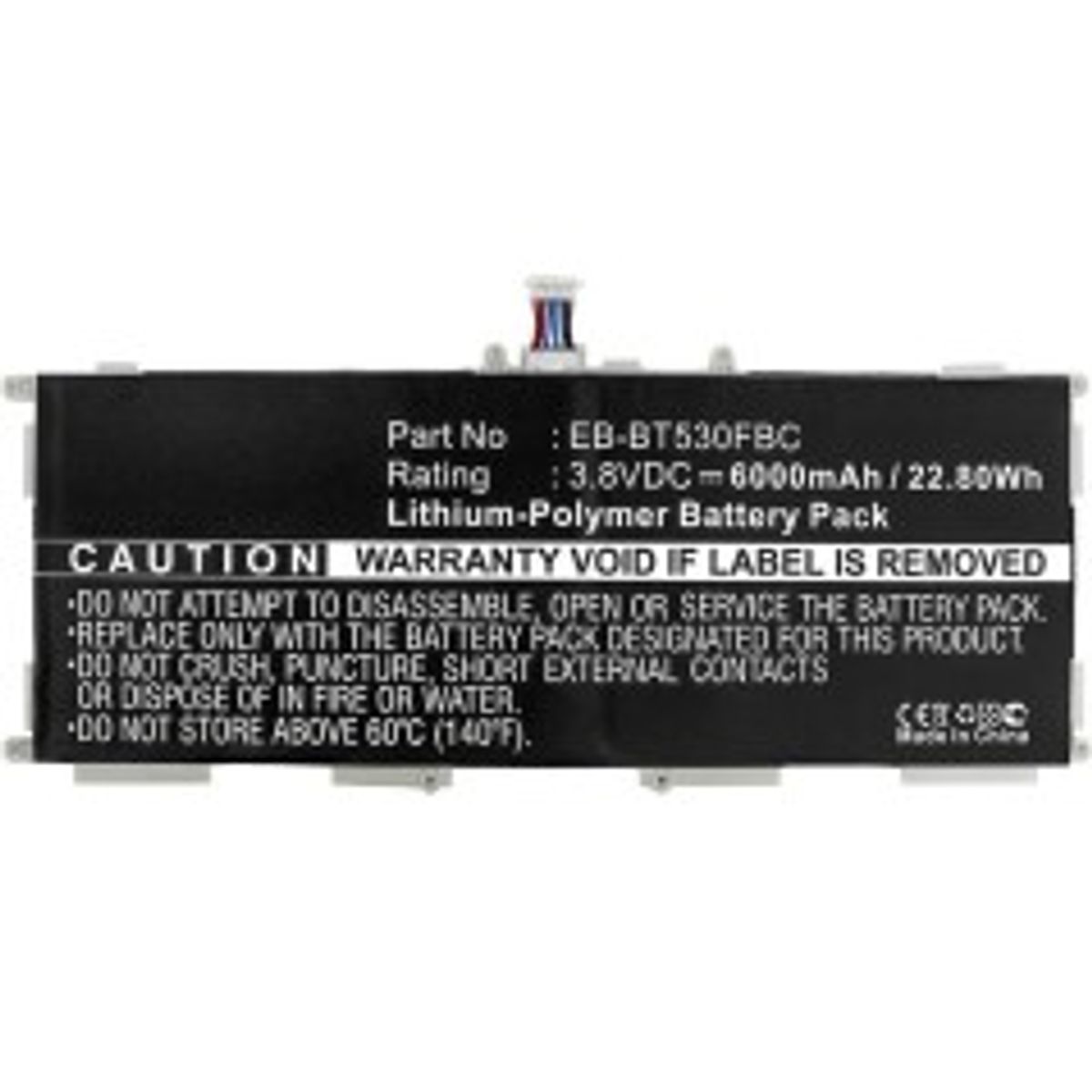 CoreParts Battery 26Wh Li-ion 3.8V