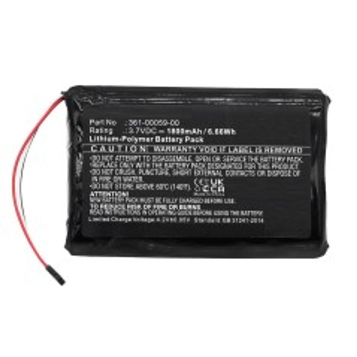 CoreParts Battery 6.66Wh Li-Pol 3.7V