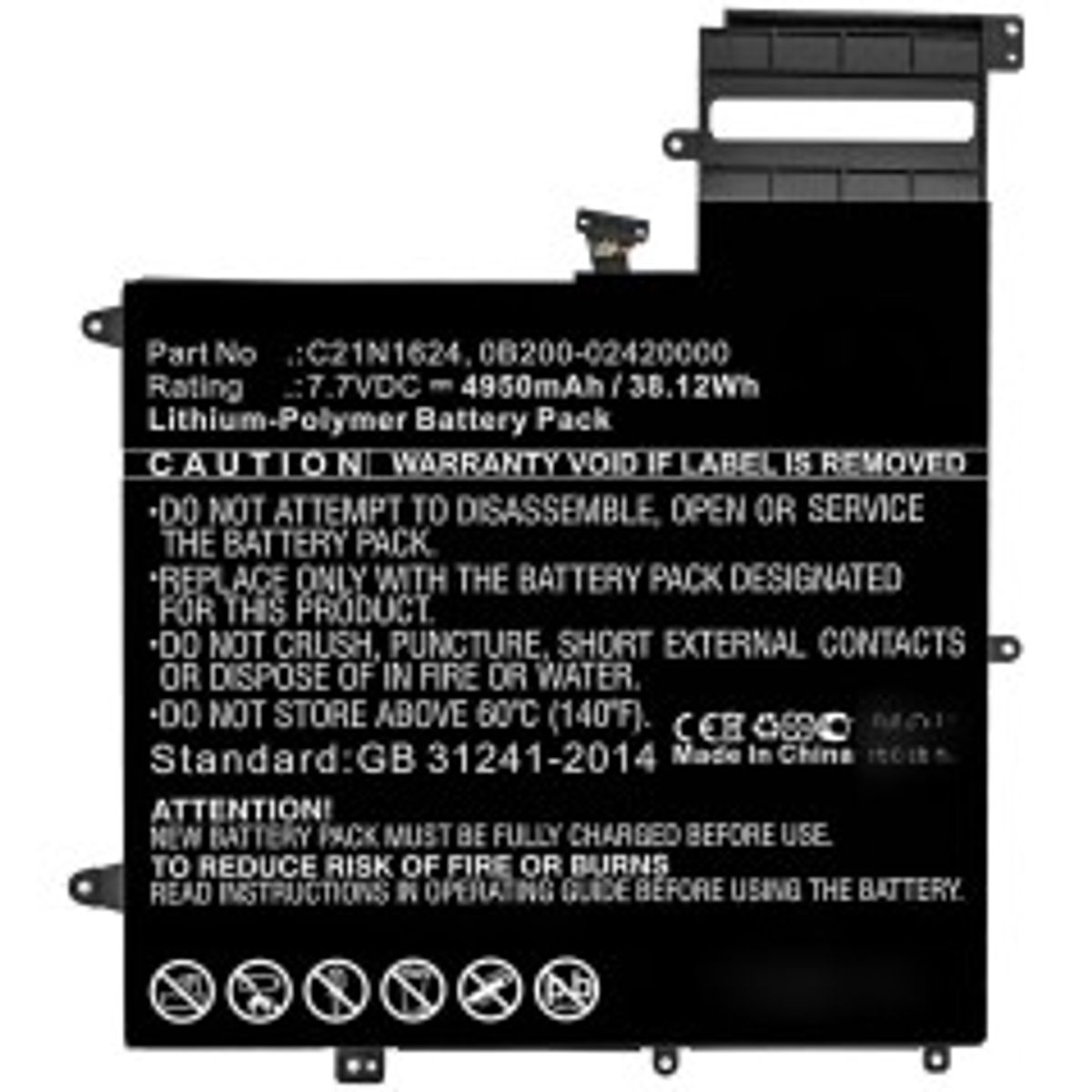 CoreParts Laptop Battery for Asus