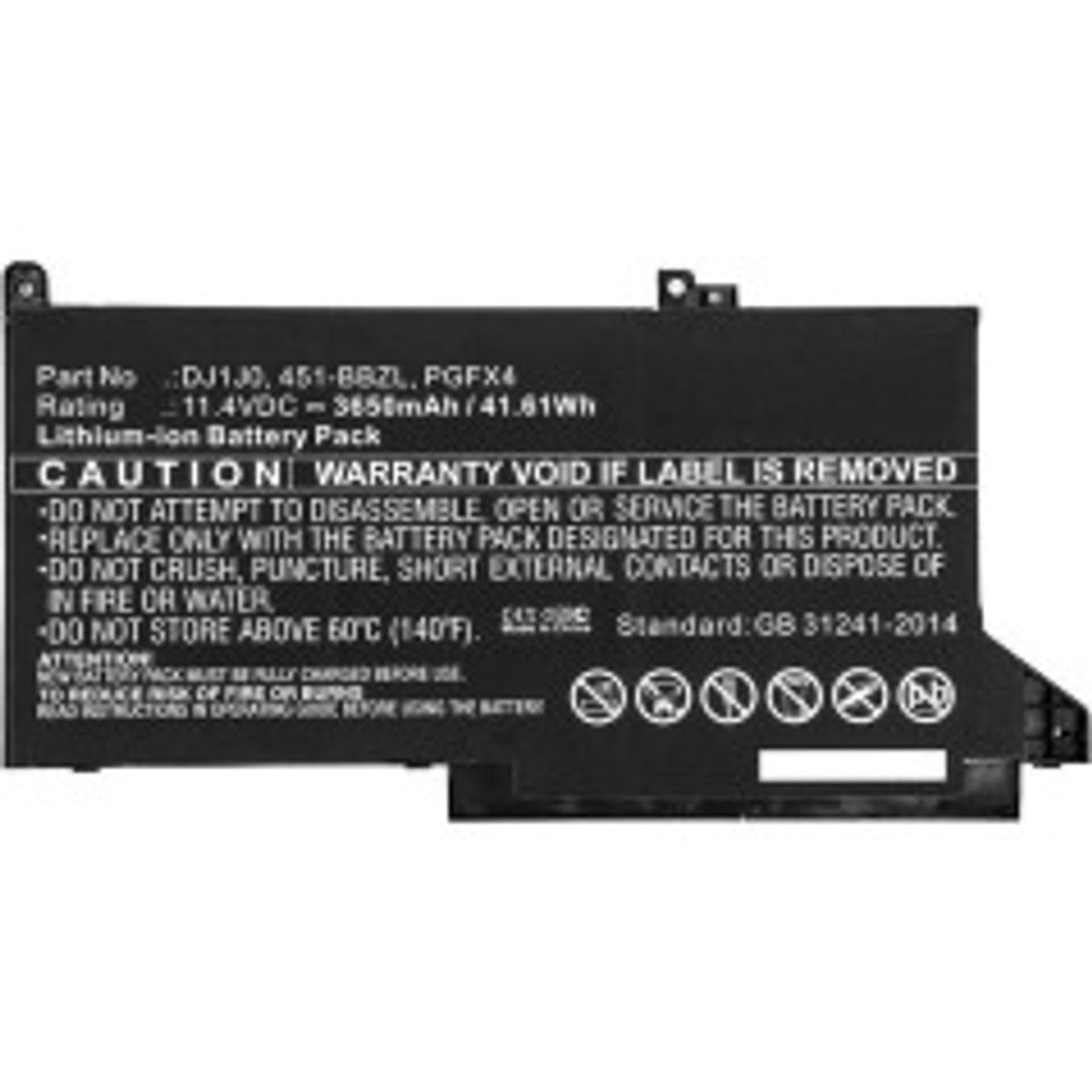 CoreParts Laptop Battery for Dell 42Wh