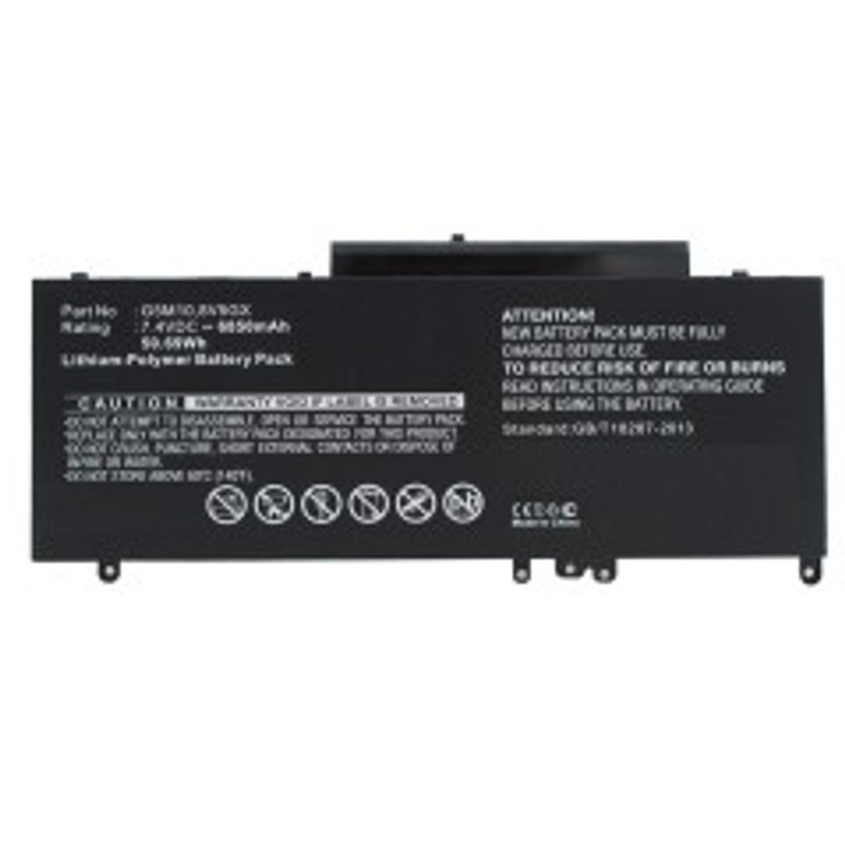 CoreParts Laptop Battery for Dell 43Wh