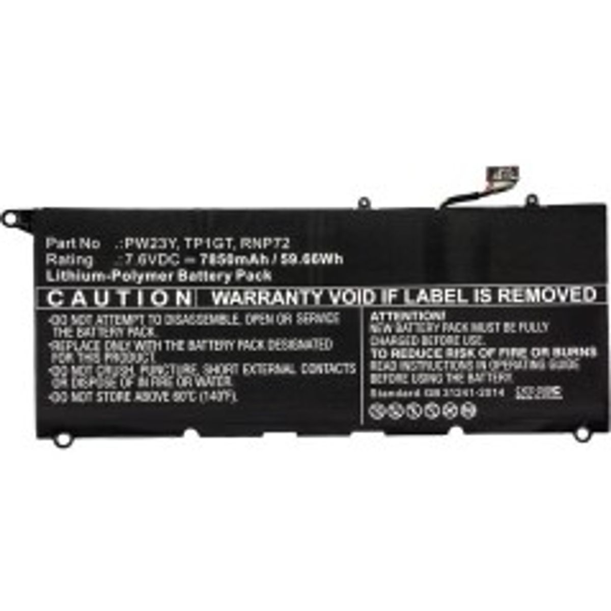 CoreParts Laptop Battery for Dell 46Wh