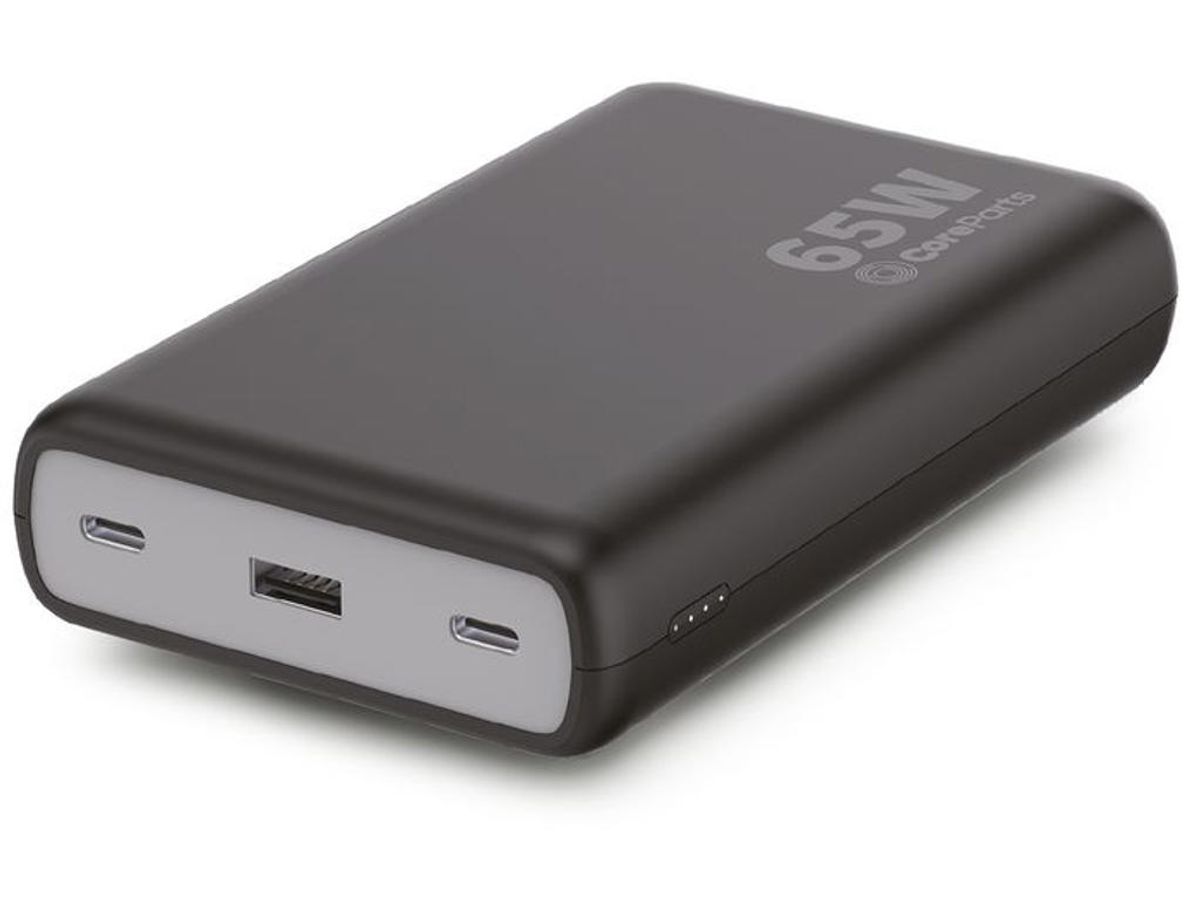 Coreparts Usb-c Pd65w Power Bank 20.000mah for Laptops, Tablets, and Mobilephones - Includes 1meter Usb-c to Usb-c Cable - Pw7018lc