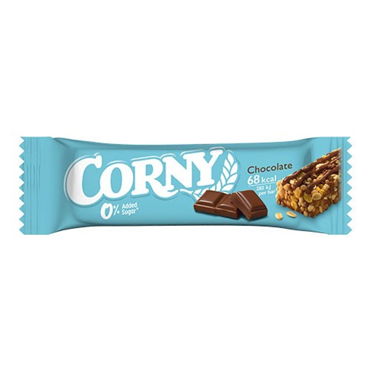 Corny 0% added sugar - Chocolate - 1 pakke - Corny