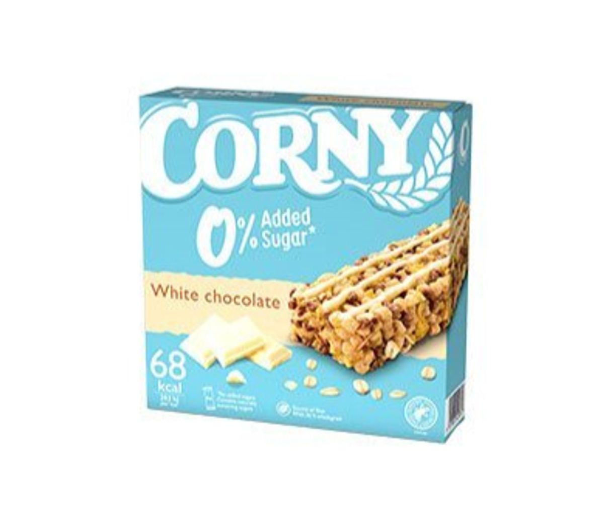 Corny White Chocolate 6x20g