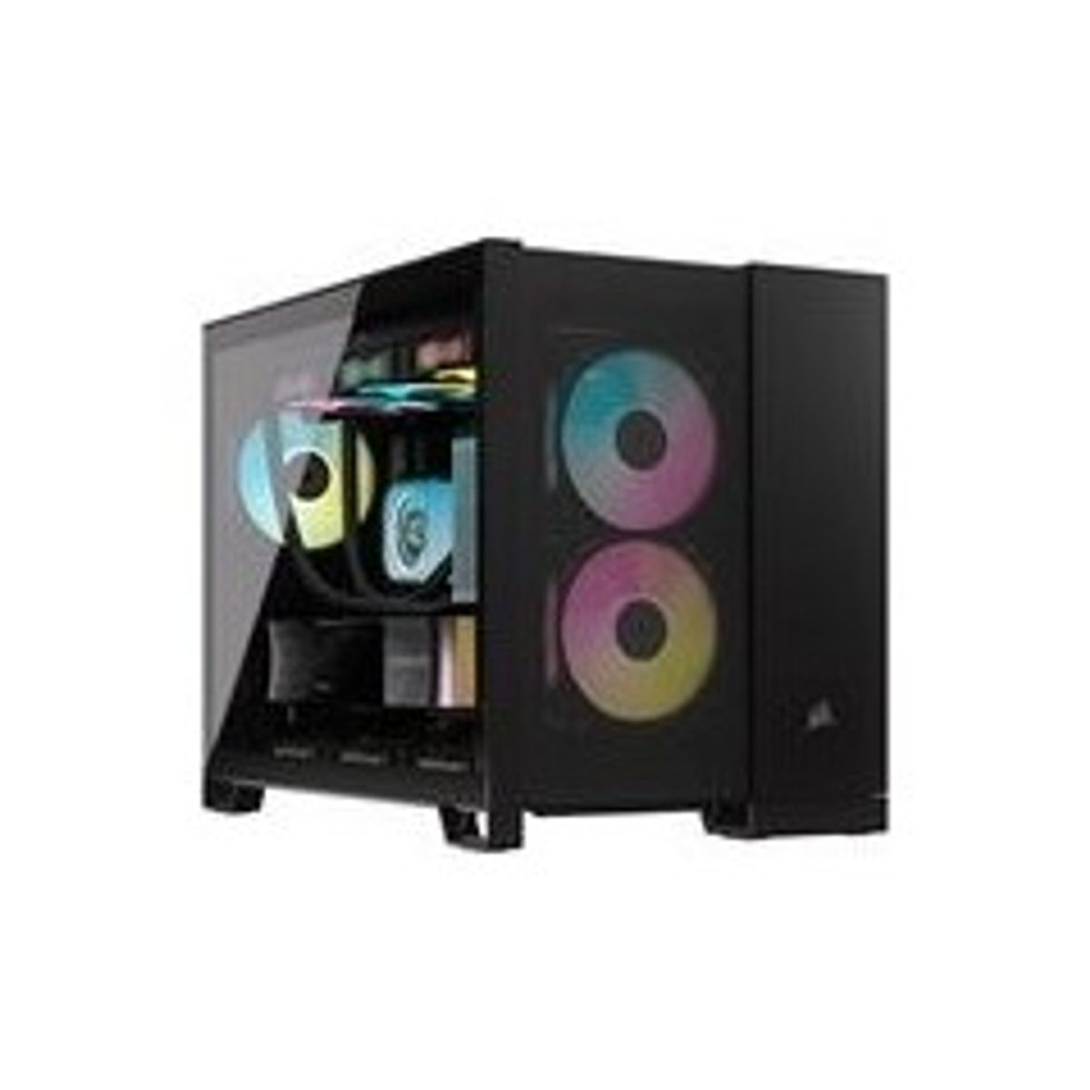 CORSAIR 2500D AIRFLOW Tårn Micro-ATX Ingen strømforsyning Sort