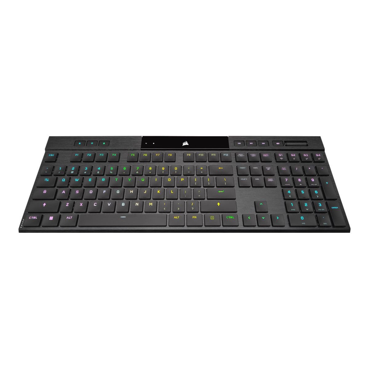 CORSAIR Gaming K100 AIR RGB Tastatur Mekanisk Per-key RGB Trådløs Kabling Nordisk