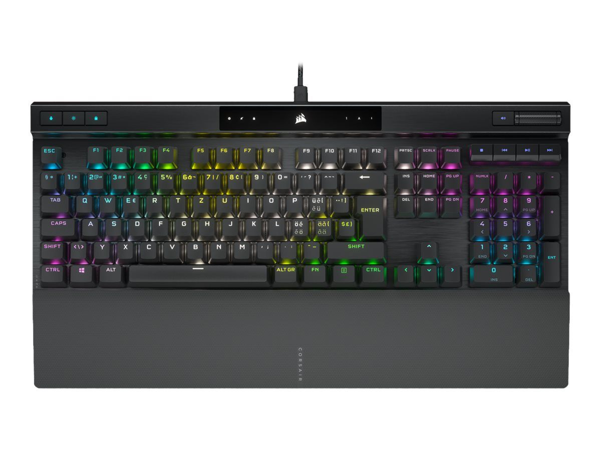 CORSAIR Gaming K70 RGB PRO Tastatur Mekanisk RGB/16,8 millioner farver Kabling Nordisk