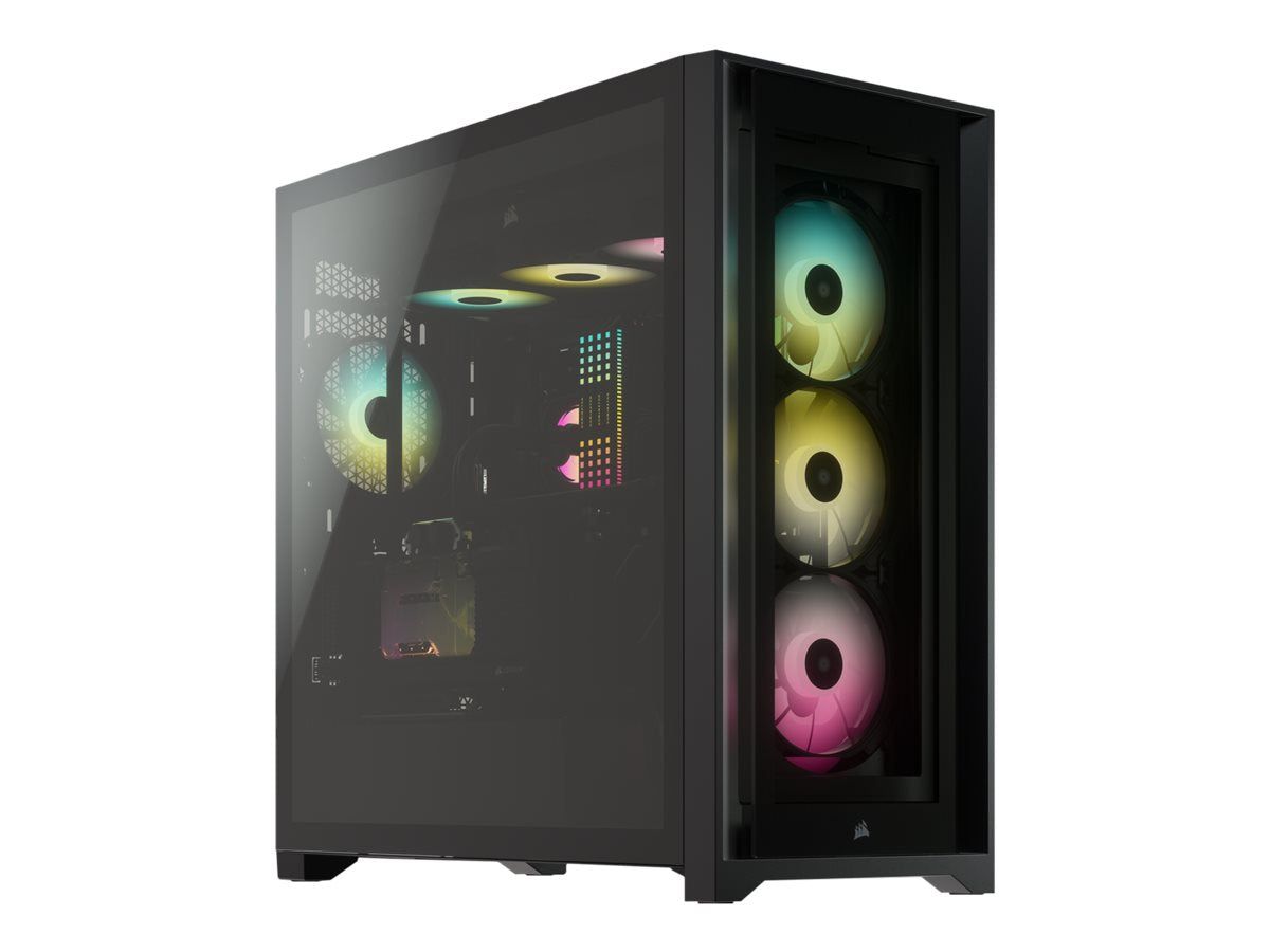 CORSAIR iCUE 5000X RGB Tårn ATX Sort