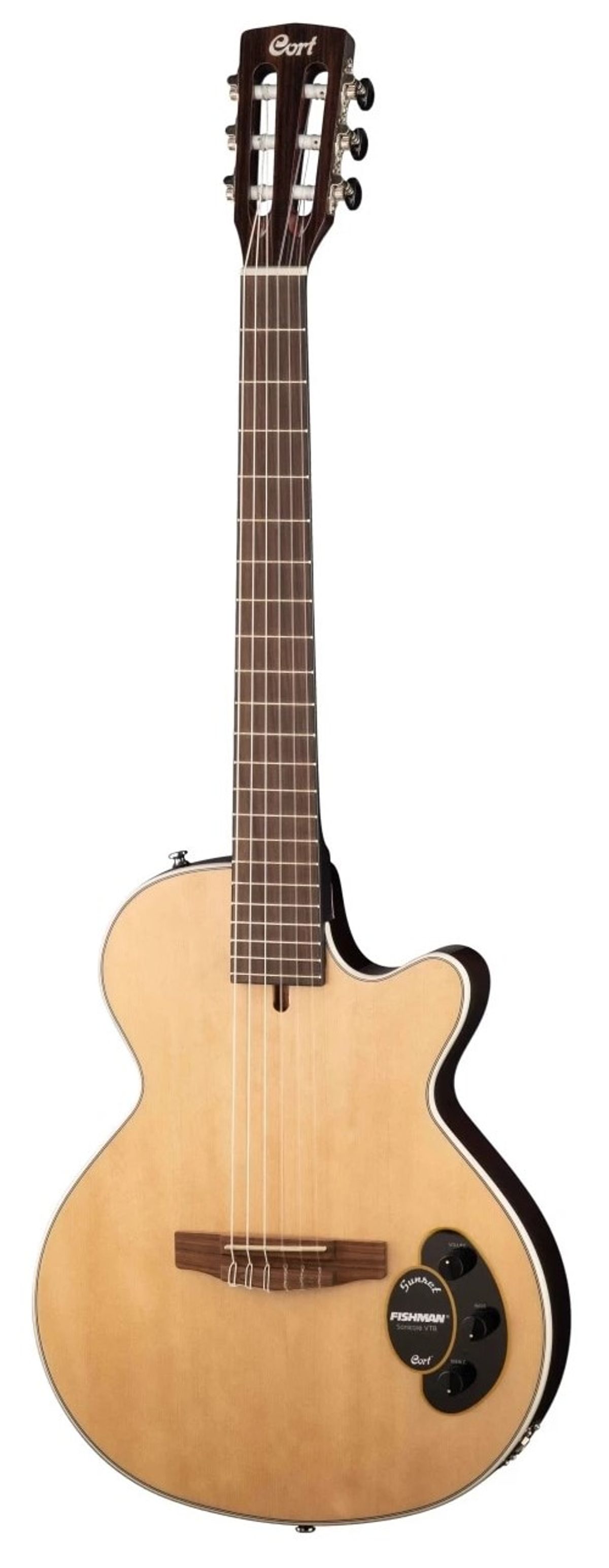 Cort Sunset Nylectric Klassisk El Guitar - Natural Gloss