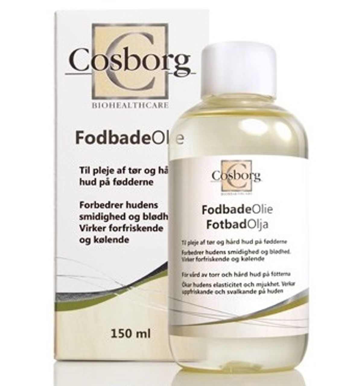 Cosborg Fodbadeolie, 150ml.