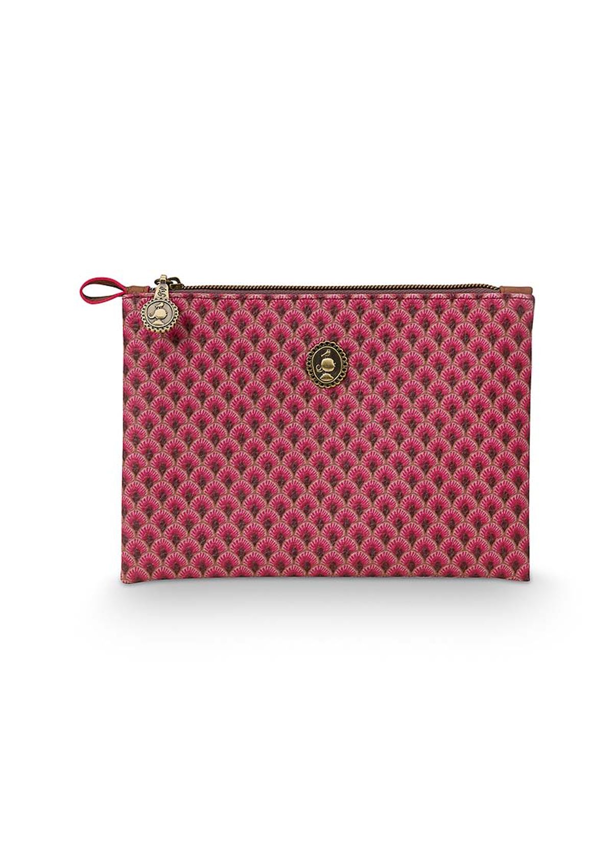 Cosmetic flat Pouch Festival pink