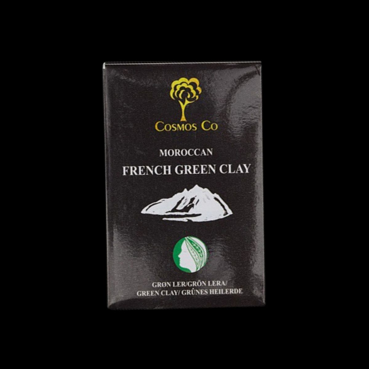 Cosmos Co French Green Clay 200 g - Grønt Ler