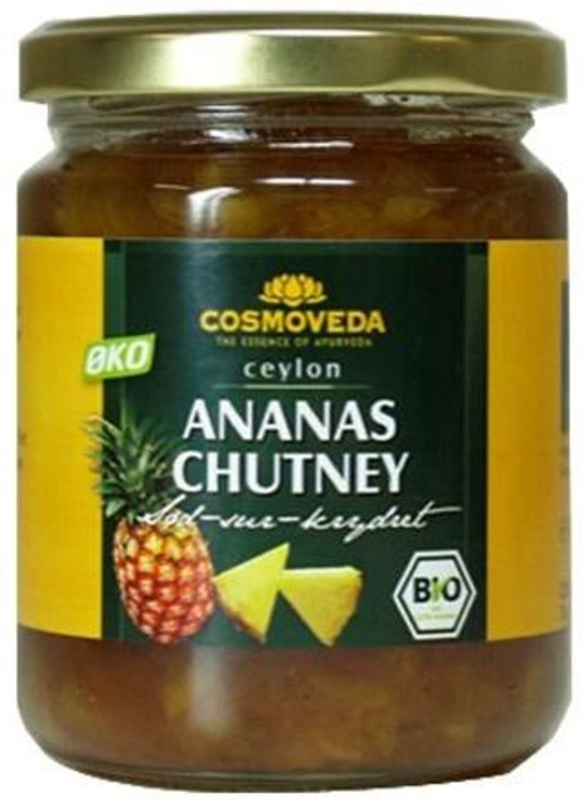 Cosmoveda Chutney Ananas Ø, 225g.