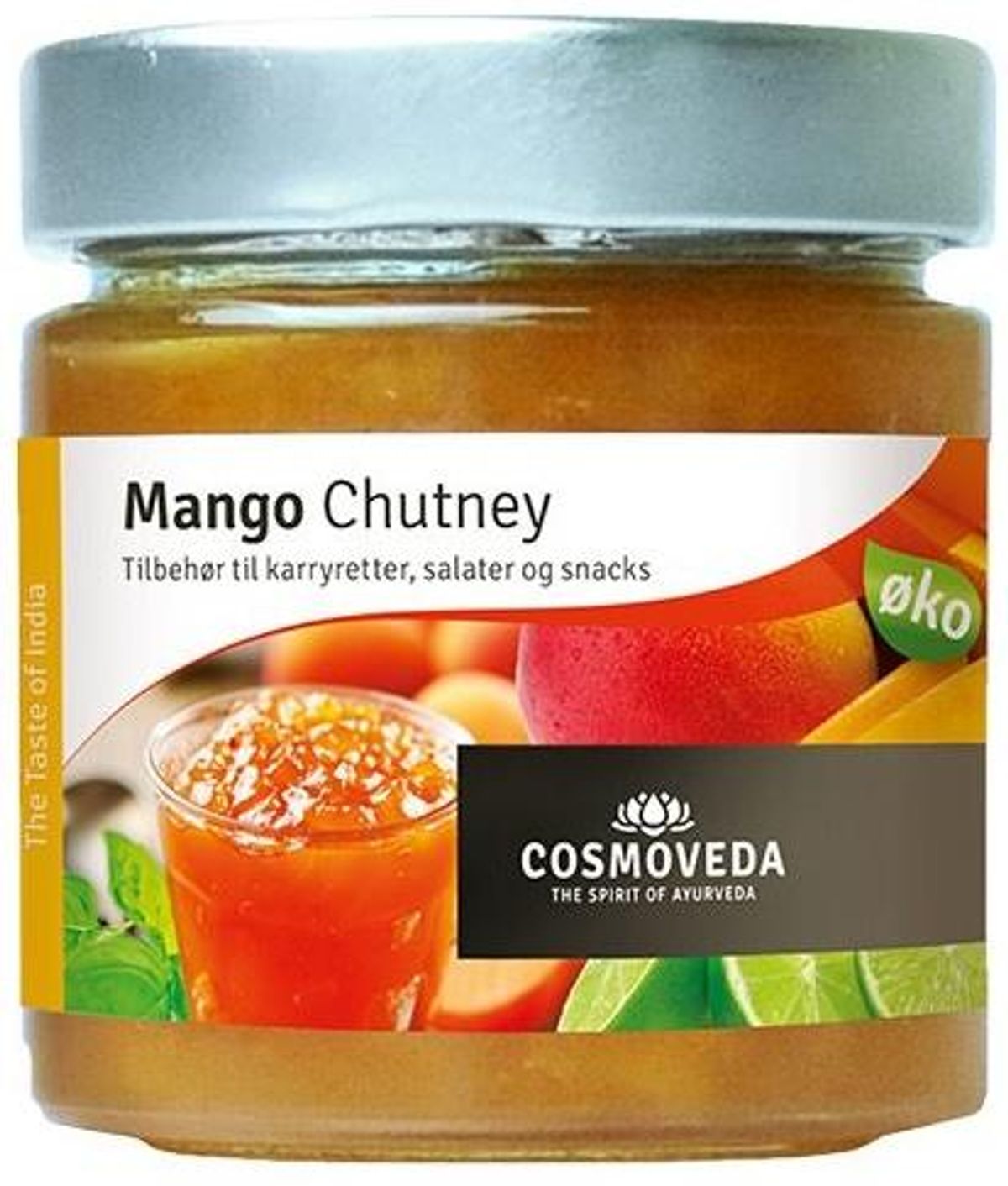 Cosmoveda Chutney Mango Ø, 225g.