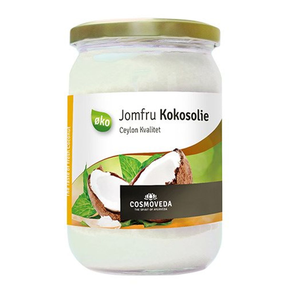 Cosmoveda Jomfru kokosolie Ø, 550ml.