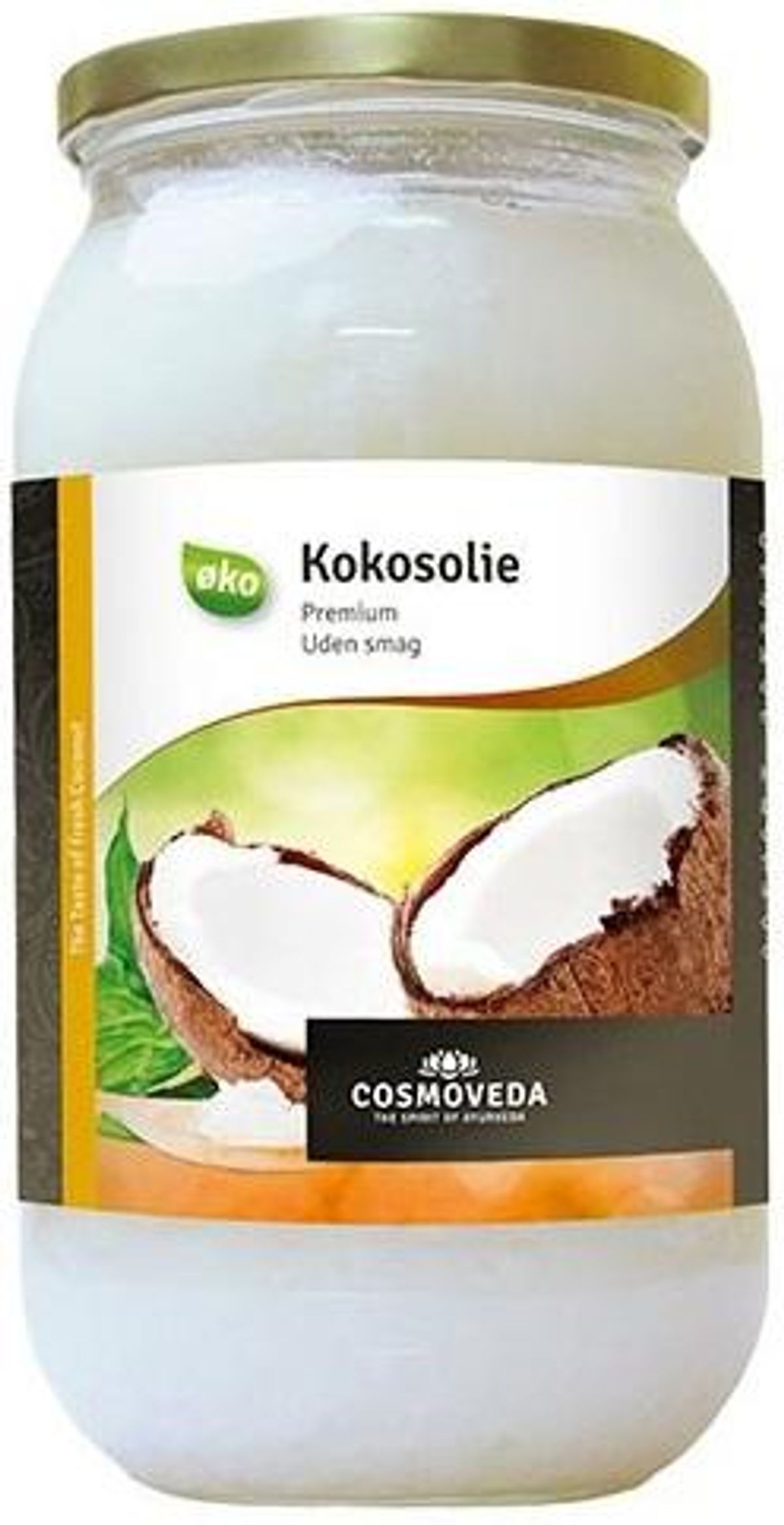 Cosmoveda Kokosolie (u.smag - ideel til stegning) Ø, 900g.