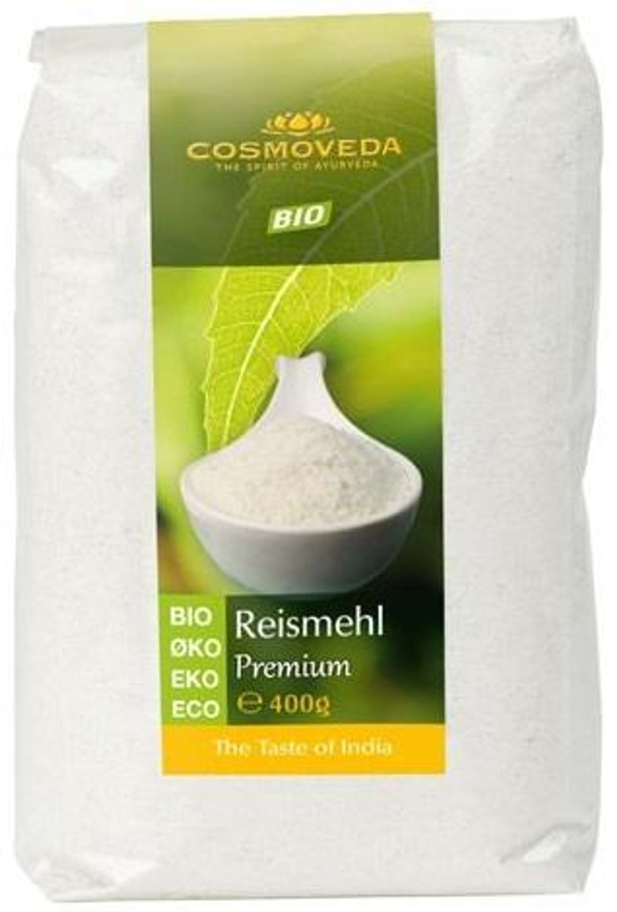 Cosmoveda Rismel fuldkorn Ø, 400g.