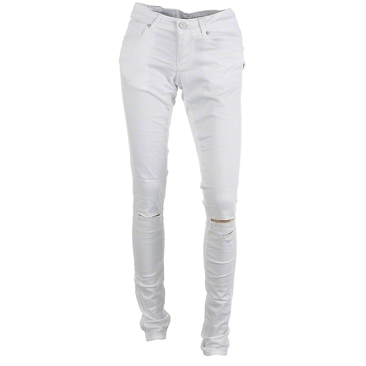 Cost:bart knee cut jeans, hvid, Nanna - 182 - W30 - ::