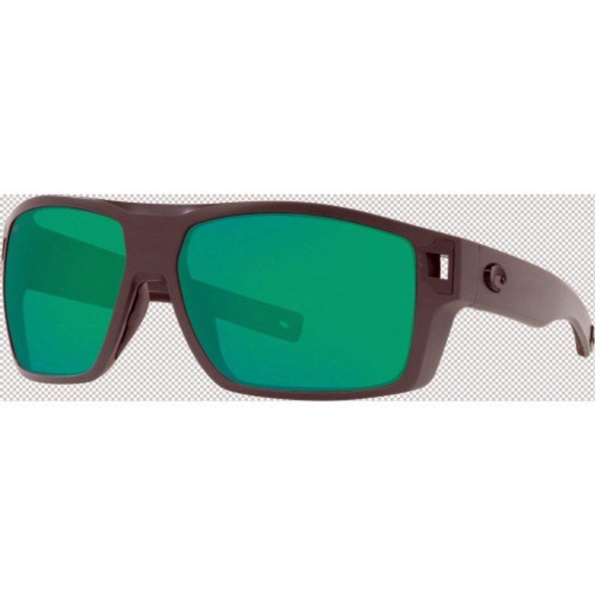 Costa Diego 580P Matte Grey/Green Mirror