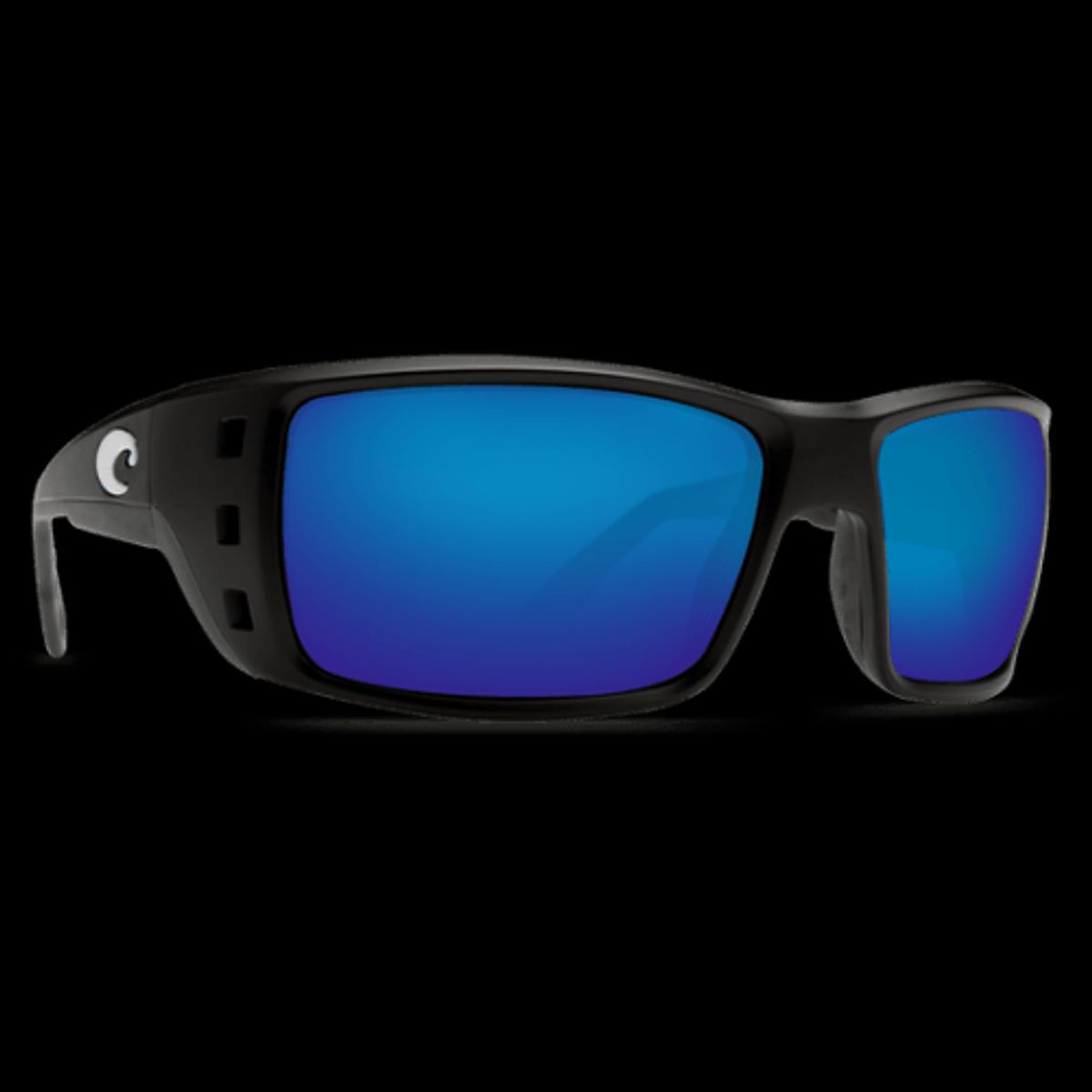 Costa Permit 580G Matte Black/Blue Mirror