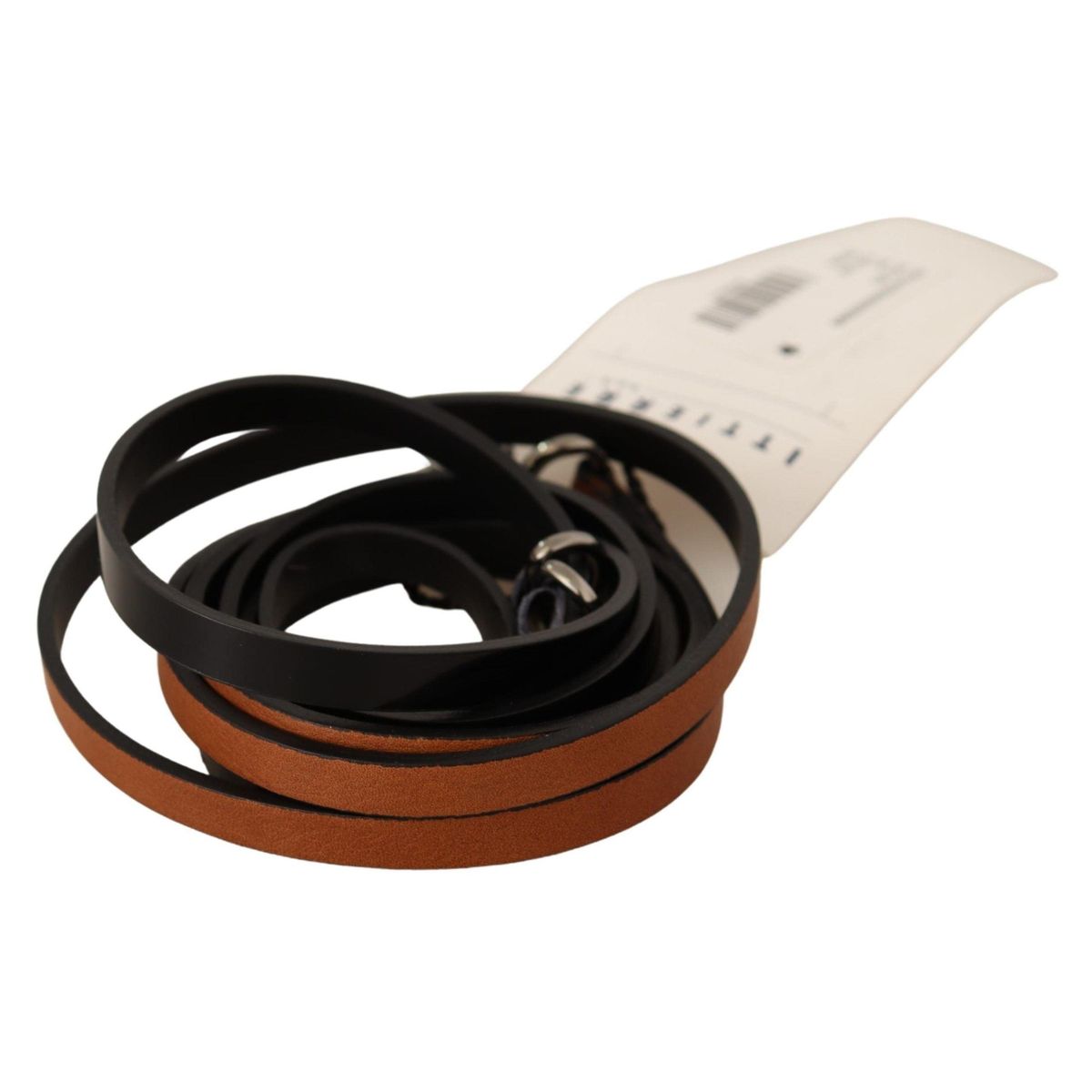 Costume National Elegant Brown Leather Fashion Belt