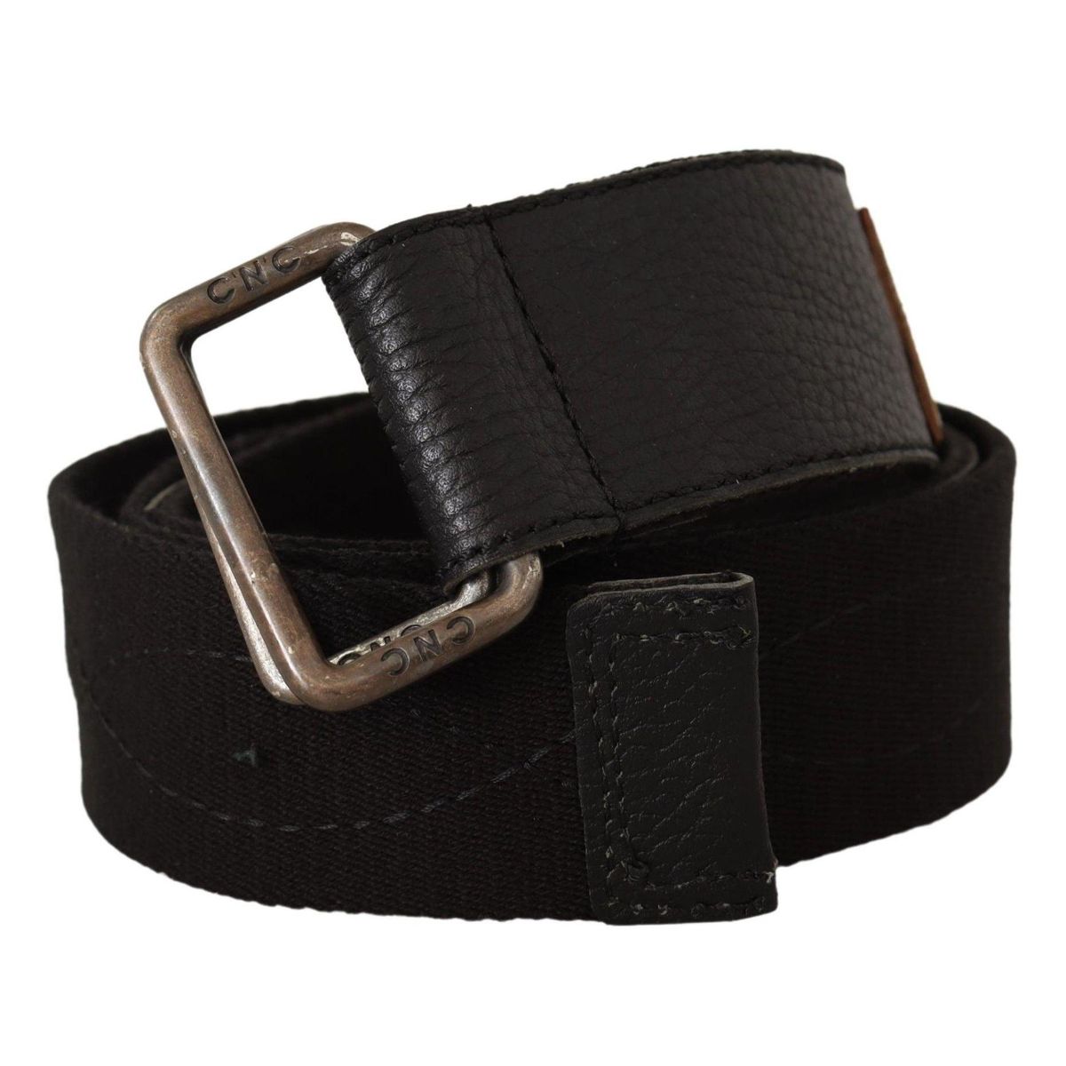 Costume National Elegant Cotton-Leather Blend Fashion Belt