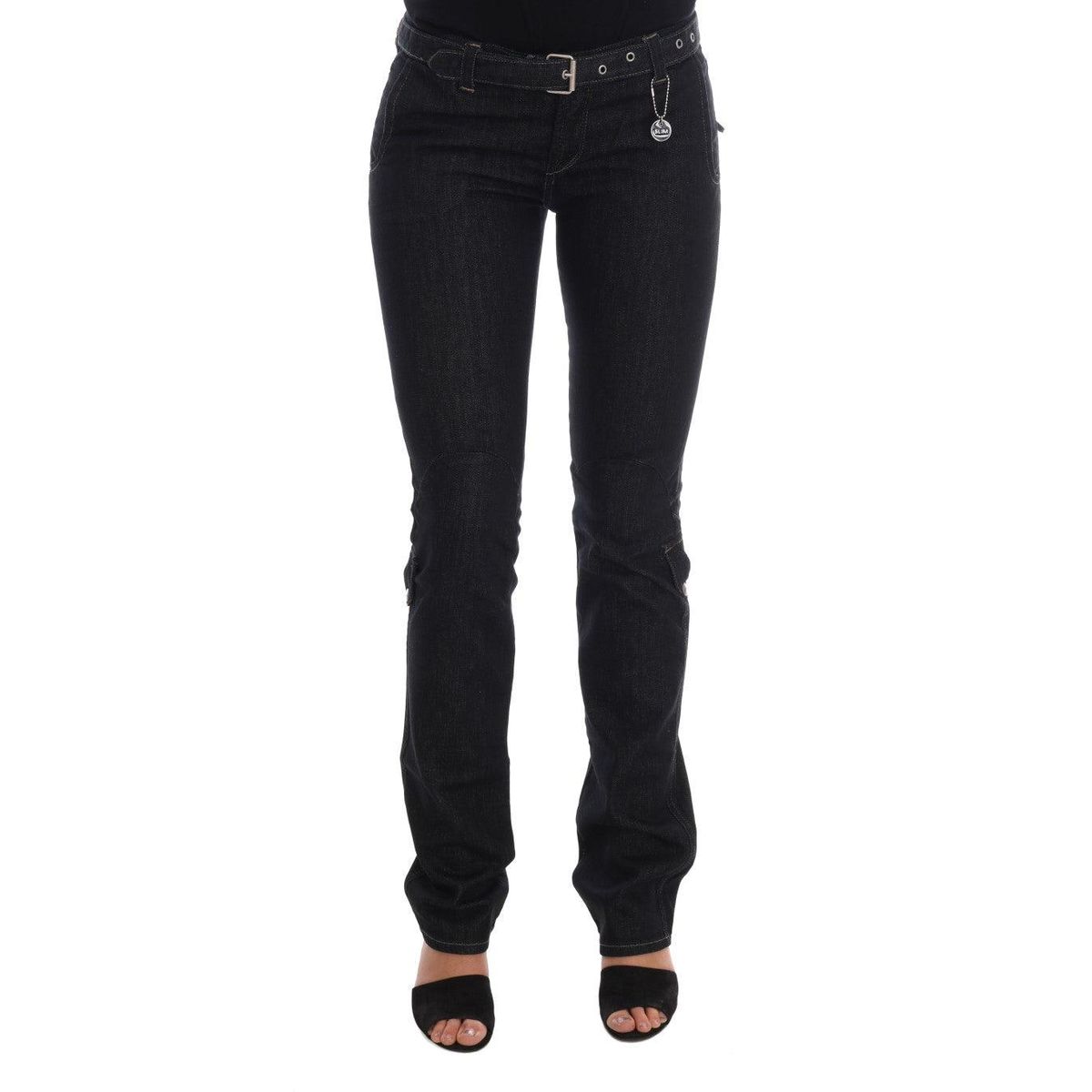 Costume National Svelte Dark Blue Cotton Slim Jeans