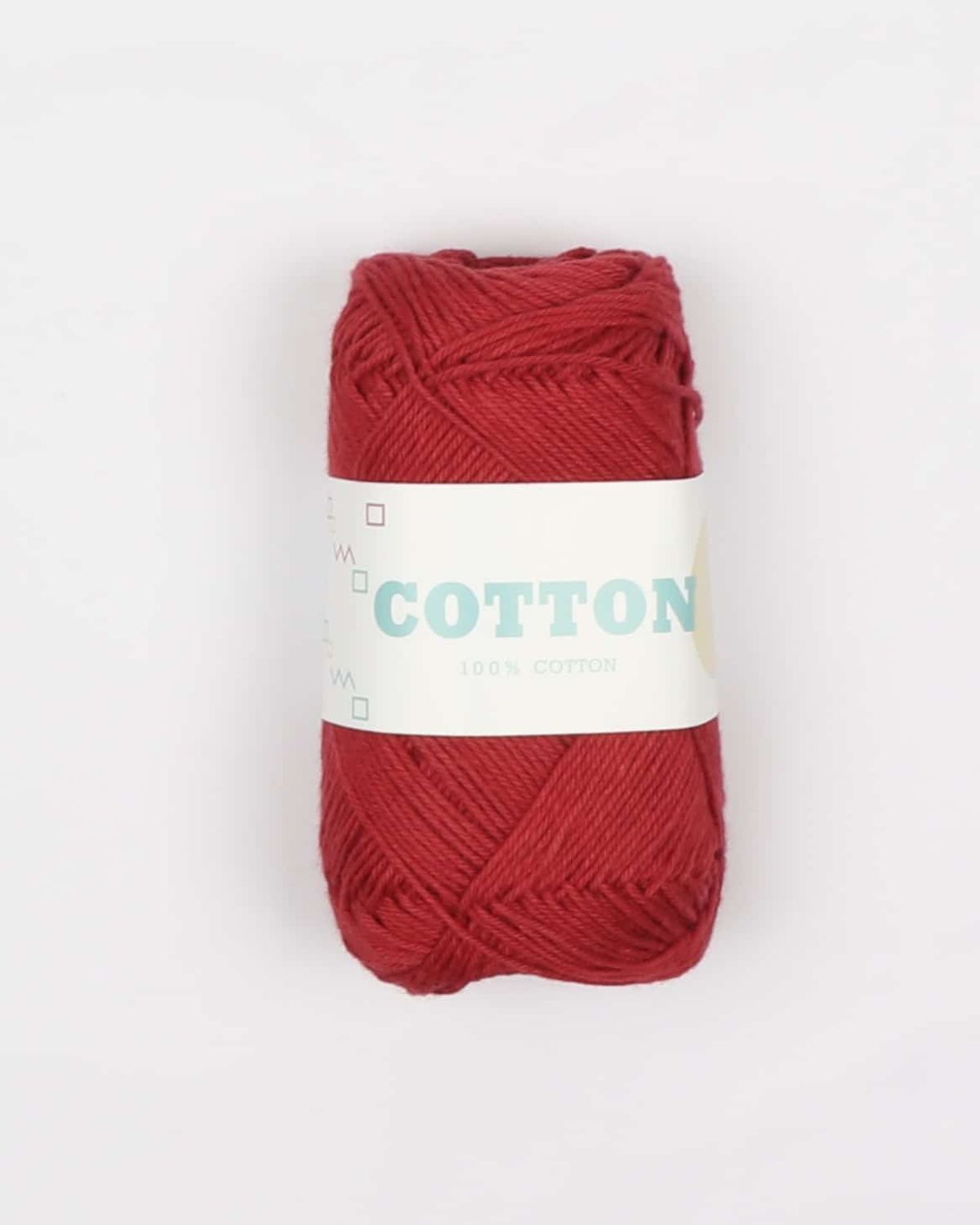 Cotton 8/4, rød - 100% Bomuld - 100% Bomuld